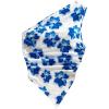 imageMakeMeChic Womens Floral One Shoulder Tank Top Ruched Asymmetrical Sleeveless Y2k TopsBlue