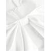 imageMakeMeChic Girls Bow Knot Sleeveless Cami Dress Elegant A Line Flared Short DressWhite