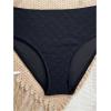 imageMakeMeChic Girls Tankini Swimsuits SetsRuffle Tiered Spaghetti Strap Eyelet Embroidery Bathing SuitBlack