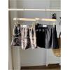 imageMakeMeChic Womens 2 Pack Linen Shorts Summer Beach Pajama Boxer ShortsCamo Black