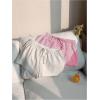 imageMakeMeChic Womens 2 Pack Linen Shorts Summer Beach Pajama Boxer ShortsPink White