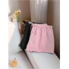 imageMakeMeChic Womens 2 Pack Linen Shorts Summer Beach Pajama Boxer ShortsPink and Black