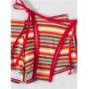 imageMakeMeChic Womens Halter Triangle Bikini Sets Leopard Swim Shorts Swimsuit Bathing SuitStriped