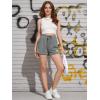 imageMakeMeChic Womens Sweat Shorts Summer Casual Camo Boxer Workout ShortsLight Grey
