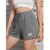 imageMakeMeChic Womens Sweat Shorts Summer Casual Camo Boxer Workout ShortsLight Grey