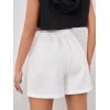 imageMakeMeChic Womens Sweat Shorts Summer Casual Camo Boxer Workout ShortsWhite