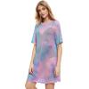 imageMakeMeChic Womens Swimsuit Cover Ups Beach Swimwear See Through Sheer Mesh DressLoose Multi