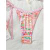 imageMakeMeChic Womens Two Piece Bikini Sets Floral Print Triangle Tie Side Halter Bathing Suits BeachwearPink