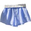 imageMakeMeChic Womens Striped Elastic Waist Shorts Button Front Summer ShortsRoyal Blue