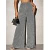 imageMakeMeChic Womens Sequin Glitter Wide Leg Palazzo Pants Party Long TrousersSilver