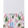 imageMakeMeChic Womens 2 Piece Pajama Set Graphic Short Sleeve Button Down Shirt and Shorts Set SleepwearMulticolor D