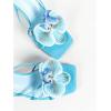 imageMakeMeChic Womens Open Toe Floral Kitten Heels Flower Summer Beach SandalsBlue