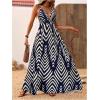 imageMakeMeChic Womens Summer Blue and White Floral Dress Boho Backless Maxi Sundress Spaghetti Strap Flowy DressRoyal Blue B