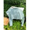 imageMakeMeChic Womens 2 Piece Outfit Striped Button Down Sets Casual Long Sleeve Crop Tops and ShortsGreen