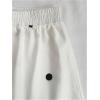 imageMakeMeChic Womens 2 Piece Outfits Polka Dots Spaghetti Strap Cami Top and Pants Summer Matching SetWhite