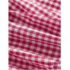 imageMakeMeChic Womens 2 Piece Outfits Striped Tie Shoulder Peplum Shirred Camisole and Shorts SetRed