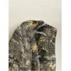 imageMakeMeChic Womens Crochet Knit Mini Shorts Micro Pajama Fuzzy ShortsGreen Leave Print