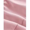 imageMakeMeChic Womens Tie Front Ruffle Camisole Top Frill Trim Flared Hem ShirtsPink