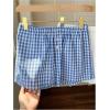 imageMakeMeChic Womens 3 Pack Linen Shorts Summer Lounge Sleep Pajama Boxer ShortsYellow Blue White