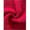 imageMakeMeChic Womens Sleeveless Turtleneck Sweater Top Crop Backless Mock Neck TopsRed Fuzzy