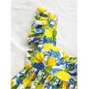 imageMakeMeChic Womens Lemon Print Ruffle Sleeve Blouse Peplum Summer Shirt TopsYellow