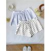 imageMakeMeChic Womens 2 Pack Linen Shorts Summer Beach Pajama Boxer ShortsPolka Dots White