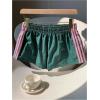 imageMakeMeChic Womens Striped Wide Leg Workout Shorts Casual Lounge Running ShortsGreen