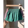 imageMakeMeChic Womens Striped Wide Leg Workout Shorts Casual Lounge Running ShortsGreen