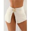 imageMakeMeChic Womens Swim Beach Cover Ups Starfish Mini Skirt for Bathing Suit SwimwearApricot
