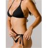 imageMakeMeChic Womens Bikini Sets Floral Print Halter Tie Back Triangle String SwimsuitBlack