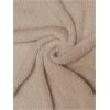 imageMakeMeChic Womens Mesh Sheer Poncho Top Crochet Knit Asymmetric Shawl Summer Beach Cover UpSolid Khaki