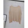 imageMakeMeChic Womens Mesh Sheer Poncho Top Crochet Knit Asymmetric Shawl Summer Beach Cover UpSolid Khaki