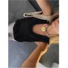 imageMakeMeChic Womens Sequin Sparkly Sweater Vest Tops Sleeveless Going Out Knit Tank TopsBlack