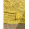 imageMakeMeChic Womens Crochet Cover Ups 3D Floral Halter Tie Back Beach Bathing Suit Cover UpBurnt Orange