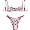 Floral Red White