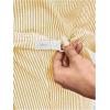 imageMakeMeChic Womens Maternity 2 Piece Outfit Striped V Neck Tie Front Vest Top and Shorts Pregnancy SetYellow