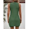 imageMakeMeChic Womens Maternity Pajama Set Loungewear Knit Tank Tops Biker Shorts Pregnancy SetGreen