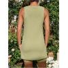 imageMakeMeChic Womens Maternity Pajama Set Loungewear Knit Tank Tops Biker Shorts Pregnancy SetOlive Green