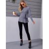 imageMakeMeChic Womens Maternity Shirts Casual Long Sleeve Tie Front Ribbed Knit Pregnancy Tee TopDusty Blue