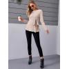 imageMakeMeChic Womens Maternity Shirts Casual Long Sleeve Tie Front Ribbed Knit Pregnancy Tee TopLight Khaki