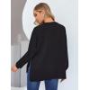 imageMakeMeChic Womens Maternity TShirt Long Sleeve Split Side Pregnancy Tee TopsBlack