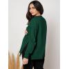 imageMakeMeChic Womens Maternity TShirt Long Sleeve Split Side Pregnancy Tee TopsDark Green