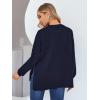 imageMakeMeChic Womens Maternity TShirt Long Sleeve Split Side Pregnancy Tee TopsNavy Blue