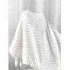 imageMakeMeChic Womens Maternity Tee Shirt Long Sleeve Round Neck Split Hem Rib Knitted Pregnancy TopsWhite