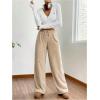 imageMakeMeChic Womens Fuzzy Pajama Pants Leopard Cheetah Print Teddy Cute Lounge PantsApricot