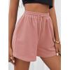 imageMakeMeChic Womens Sweat Shorts Summer Casual Running Track Workout ShortsDusty Pink