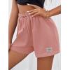 imageMakeMeChic Womens Sweat Shorts Summer Casual Running Track Workout ShortsDusty Pink