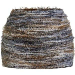 imageMakeMeChic Womens Brown Mini Skirts Fall Fuzzy Fur Bodycon Skirt Y2K Concert Outfits Cowboy ChicBrown