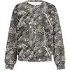 imageMakeMeChic Womens Camo Sweatshirt Graphic Crew Neck Long Sleeve Drop Shoulder Oversized Pullover TopMulticolor