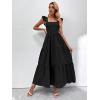 imageMakeMeChic womens SpaghettiB Black